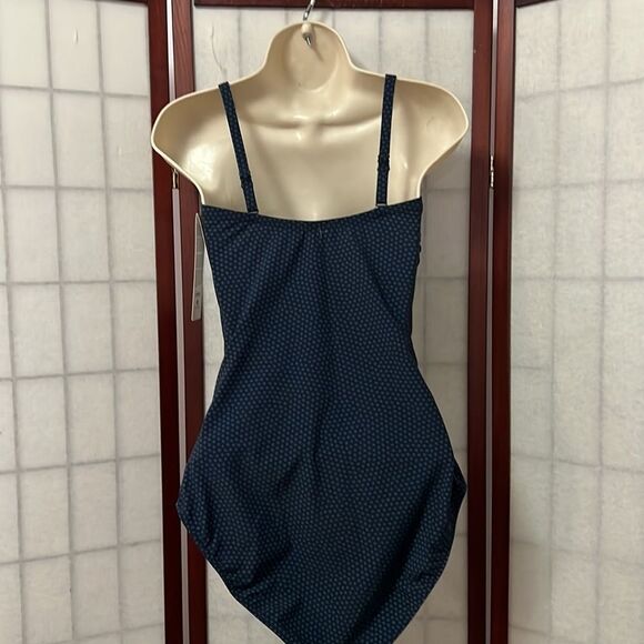 GOTTEX NWT VENICE BLUE SURPLICE ONEPIECE SIZE 12 - Picture 3 of 6